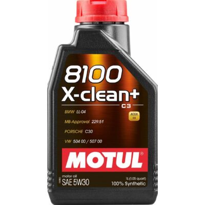 Motul 8100 X-clean+ 5w30 1L motorolaj