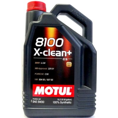 Motul 8100 X-clean+ 5w30 5L motorolaj