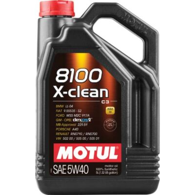 Motul 8100 X-clean 5w40 5L motorolaj