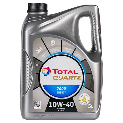 Total Quartz 7000 10w40 5L motorolaj