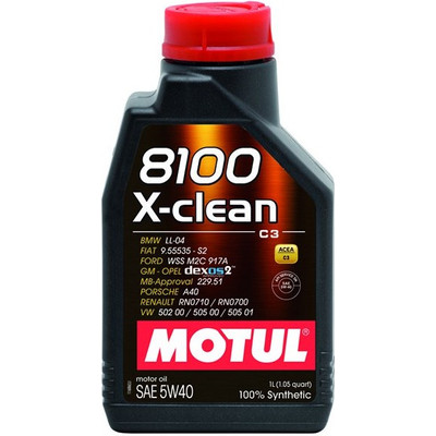 Motul 8100 x-clean 5w40 1L motorolaj