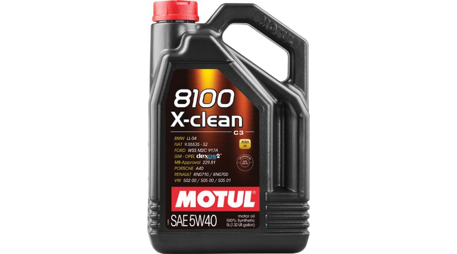Motul 8100 x-clean 5w40 5L motorolaj